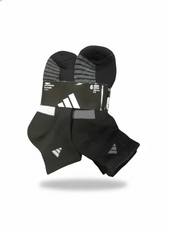 Men’s Quarter Socks 6Pk